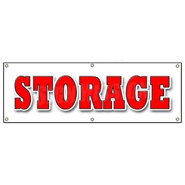 STORAGE BANNER SIGN long short term climate controlled secure indoor